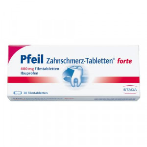 Produktbild von PFEIL Zahnschmerz-Tabletten forte Filmtabletten