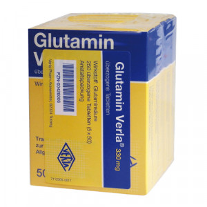 Produktbild von GLUTAMIN VERLA &uuml;berzogene Tabletten