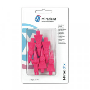 Produktbild von MIRADENT Interdentalb&uuml;rste I-Prox CHX xx-fine pink