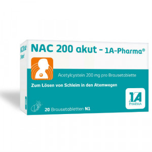 Produktbild von NAC 200 akut-1A Pharma Brausetabletten