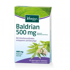 Produktbild von KNEIPP Baldrian 500 &uuml;berzogene Tabletten
