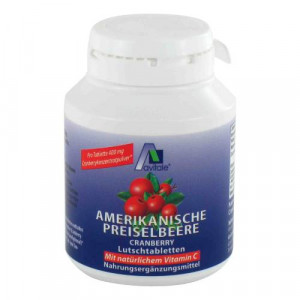 Produktbild von PREISELBEERE amerikanisch Lutschtabletten