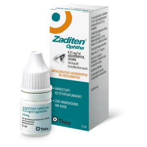 Produktbild von ZADITEN ophtha 0,25 mg/ml Augentropfen