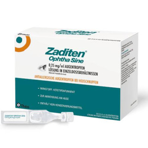 Produktbild von ZADITEN ophtha sine 0,25 mg/ml Augentr.Einzeldos.