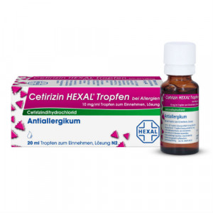 CETIRIZIN HEXAL Tropfen bei Allergien