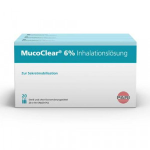 Produktbild von MUCOCLEAR 6% NaCl Inhalationsl&ouml;sung