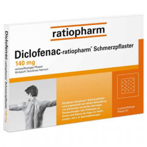 Produktbild von DICLOFENAC-ratiopharm Schmerzpflaster