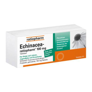 Produktbild von ECHINACEA-RATIOPHARM 100 mg Tabletten