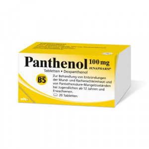 Produktbild von PANTHENOL 100 mg Jenapharm Tabletten