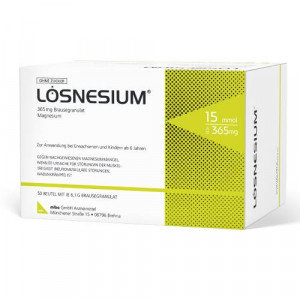 Produktbild von L&Ouml;SNESIUM Brausegranulat Btl.