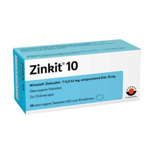 ZINKIT 10 &uuml;berzogene Tabletten