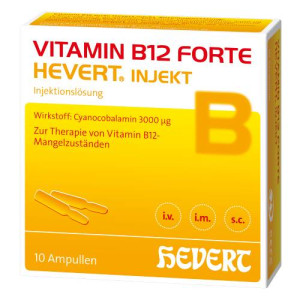 Produktbild von VITAMIN B12 FORTE Hevert injekt Inj.-Lsg.Amp.