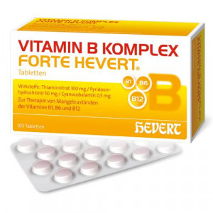 Produktbild von VITAMIN B KOMPLEX forte Hevert Tabletten