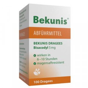 Produktbild von BEKUNIS Dragees Bisacodyl 5 mg magensaftres.Tabl.