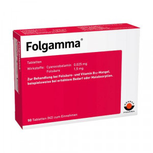 Produktbild von FOLGAMMA Tabletten