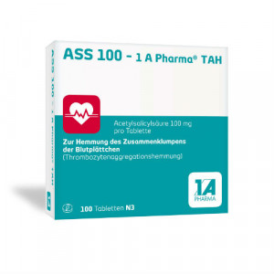 Produktbild von ASS 100-1A Pharma TAH Tabletten