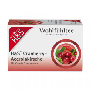 Produktbild von H&S Cranberry Acerolakirsche Filterbeutel