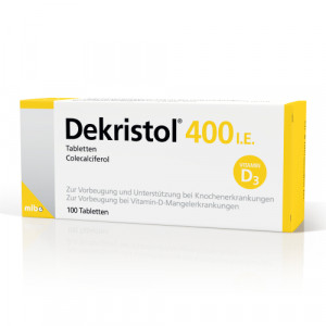 Produktbild von DEKRISTOL 400 I.E. Tabletten