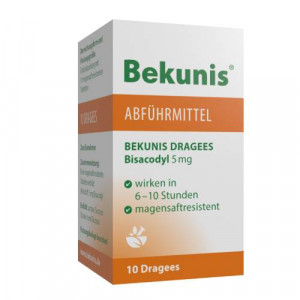 BEKUNIS Dragees Bisacodyl 5 mg magensaftres.Tabl.