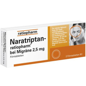 NARATRIPTAN-ratiopharm bei Migr&auml;ne Filmtabletten