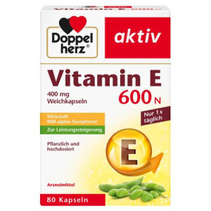 Produktbild von DOPPELHERZ Vitamin E 600 N Weichkapseln
