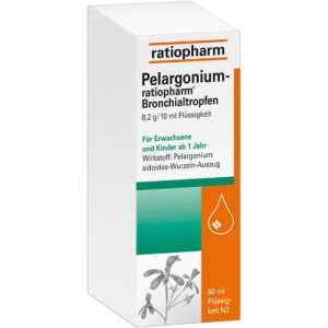 Produktbild von PELARGONIUM-RATIOPHARM Bronchialtropfen