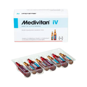 Produktbild von MEDIVITAN iV Injektionsl&ouml;sung in Amp.-Paare