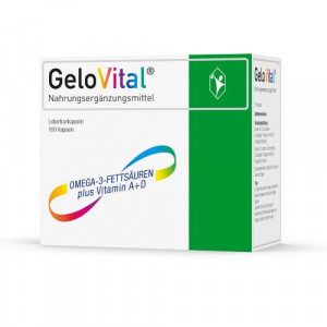 Produktbild von GELOVITAL Nahrungserg&auml;nzungsmittel Lebertran Kaps.
