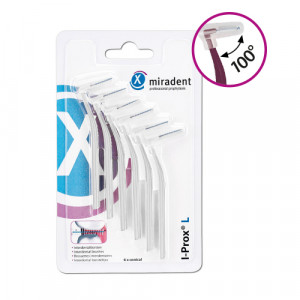 Produktbild von MIRADENT Interdentalb&uuml;rste I-Prox L 0,6 mm wei&szlig;