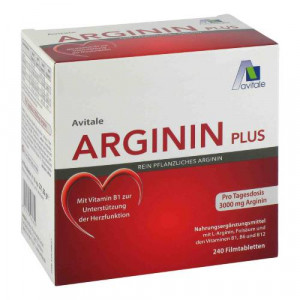 ARGININ PLUS Vitamin B1+B6+B12+Fols&auml;ure Filmtabl.