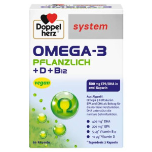 Produktbild von DOPPELHERZ Omega-3 pflanzlich system Kapseln
