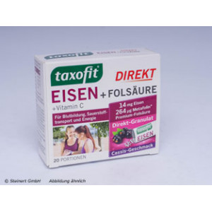 Produktbild von TAXOFIT Eisen+Fols&auml;ure Direkt Granulat