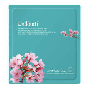 Produktbild von UNITOUCH Kirschbl&uuml;tenextr.-Biozellulose Augenmaske