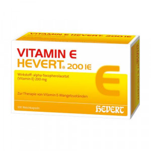 Produktbild von VITAMIN E HEVERT 200 I.E. Weichkapseln