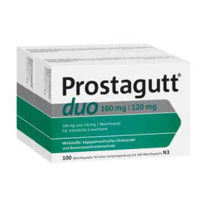 Produktbild von PROSTAGUTT duo 160 mg/120 mg Weichkapseln