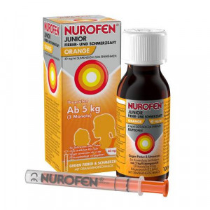 Produktbild von NUROFEN Junior Fieber-u.Schmerzsaft Oran.40 mg/ml