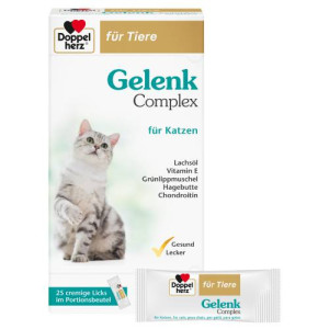Produktbild von DOPPELHERZ f&uuml;r Tiere Gelenk Complex Port.B.f.Katze
