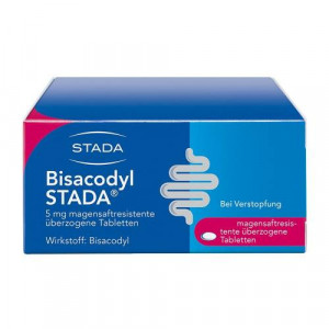 Produktbild von BISACODYL STADA 5 mg magensaftres.&uuml;berzog.Tabl.