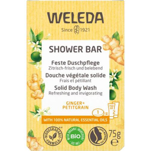 Produktbild von WELEDA feste Duschpflege Ginger+Petitgrain