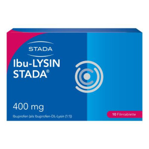Produktbild von IBU-LYSIN STADA 400 mg Filmtabletten
