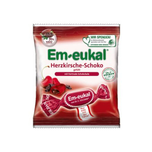 Produktbild von EM-EUKAL Bonbons Herzkirsche-Schoko zuck.halt.Akt.