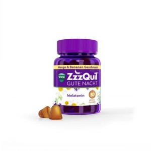 Produktbild von WICK ZzzQuil Gute Nacht Mango & Banane 30 St.