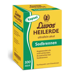 Produktbild von LUVOS Heilerde ultrafein akut Sodbrennen Kapseln