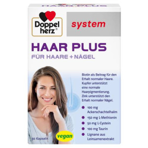 Produktbild von DOPPELHERZ Haar Plus system Kapseln