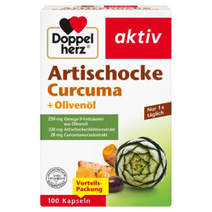DOPPELHERZ Artischocke Curcuma+Oliven&ouml;l Kapseln